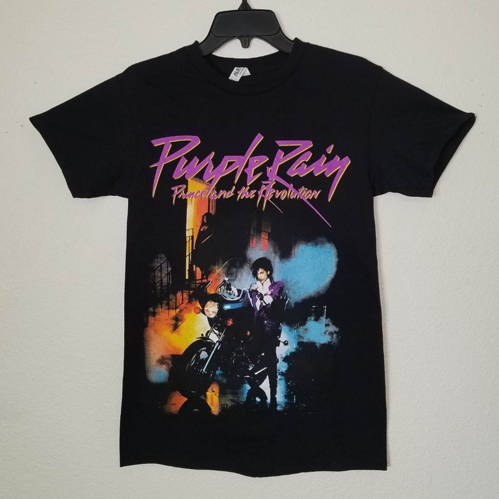 "Prince Purple Rain Prince And The Revolution" Graphic T-Shirt – Small–3XL